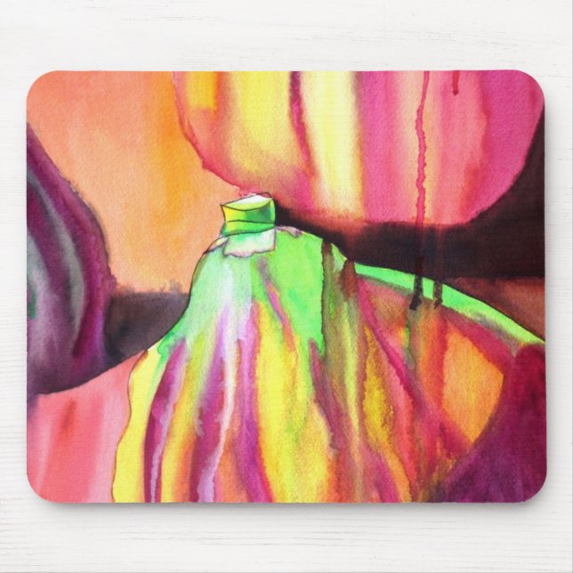 Purple Figs watercolour art Mouse Mat (Front)