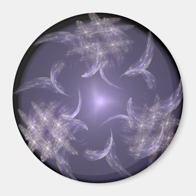 Purple Filigree Magnet (Front)