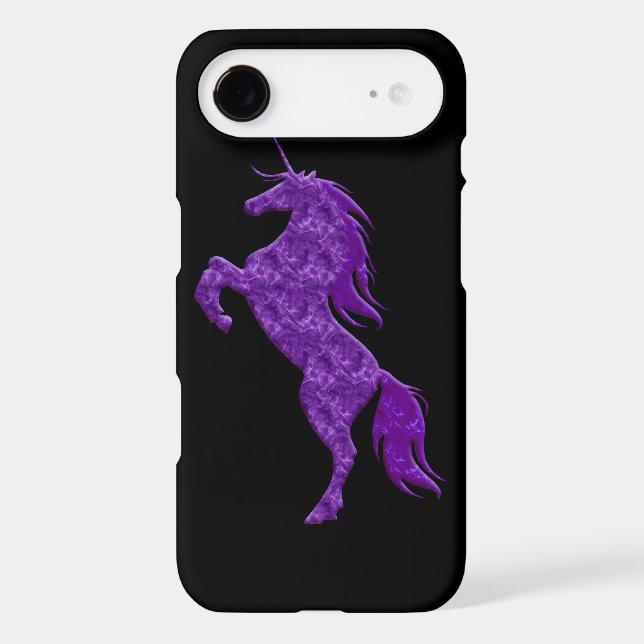Purple Fire Unicorn iPhone 6 Case (Back)
