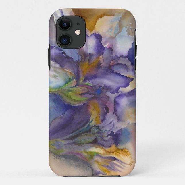Purple Flame Case-Mate iPhone Case (Back)