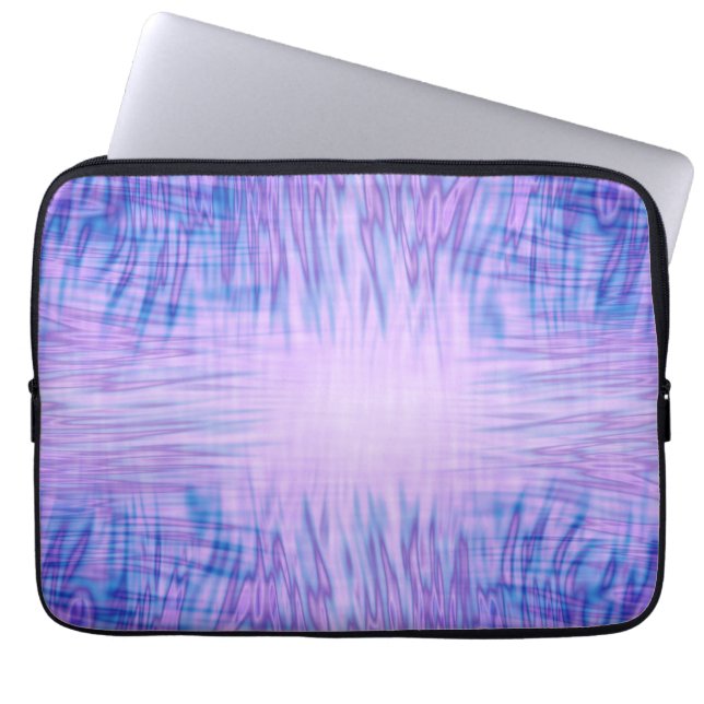 Purple Flames Laptop Sleeve (Front)