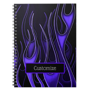 Purple Flames Notebook