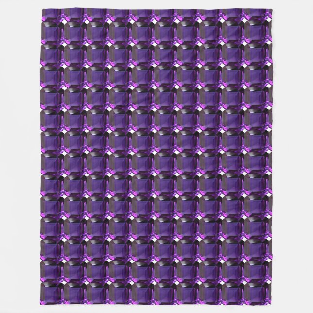 Purple Fleece Blanket (Front)
