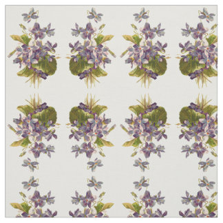 Purple Flora Fabric