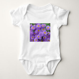 Purple Floral Baby Bodysuit
