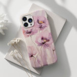 Purple Floral Blossoms Wildflower  Case-Mate iPhone 14 Pro Max Case<br><div class="desc">Enhance your iPhone 14 Pro Max with this beautiful floral phone case. Featuring a cute purple blossoms design, it functions as both a protective accessory and a stylish addition to your device. Perfect as a gift or for personal use, this case combines durability with a fashionable look, ensuring your phone...</div>