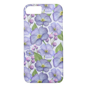 Purple Floral iPhone 8/7 Case