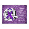 Purple Floral Cloth - Fibromyalgia Awareness