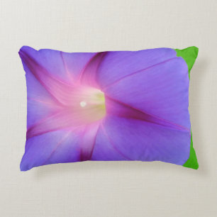 Purple Floral Decorative Cushion
