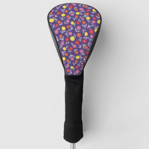 Purple Floral Ditsy Golf Head Cover