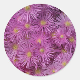 Purple Floral Envelope Seal Stickers