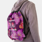 Purple Floral I Can Do All Things Philippians 4:13