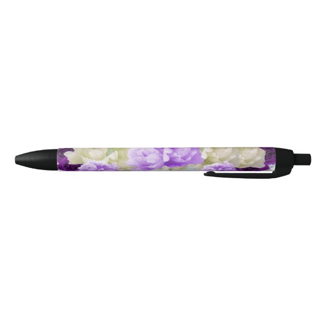 Purple Floral Ink Pen (Bottom)