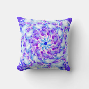 Purple Floral Mandala Cushion