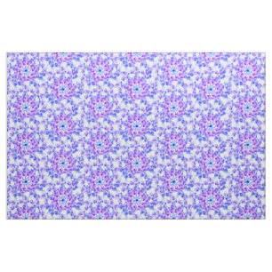 Purple Floral Mandala Fabric