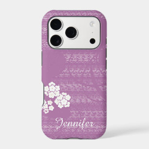 Purple Floral Modern, Name,