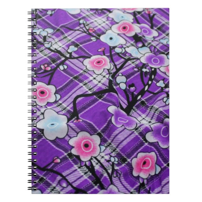 Purple Floral Notebook (Front)