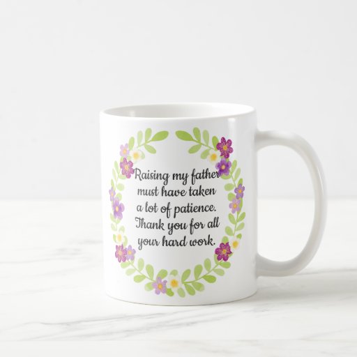 Purple Floral Patient Grandmother Mother's Day Coffee Mug