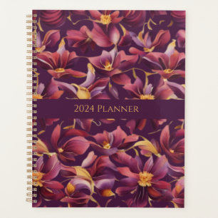 Purple Floral- Planner