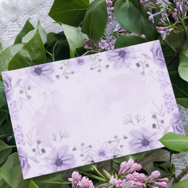 Purple floral post-it notes (Creator Uploaded)