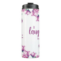 Purple Floral Sister-in-Laugh Gift Funny Quote