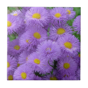 Purple Floral Tile