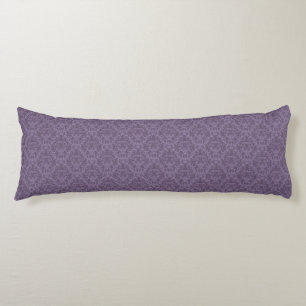 Purple floral wallpaper 2 body cushion