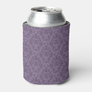Purple floral wallpaper 2 can cooler