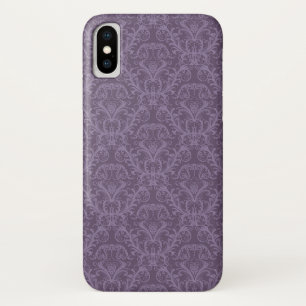Purple floral wallpaper 2 iPhone x case