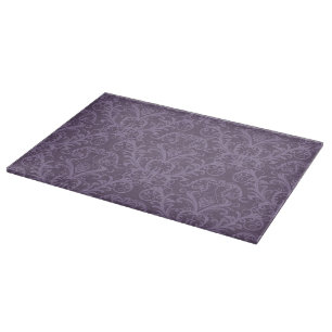Purple floral wallpaper 2 cutting board