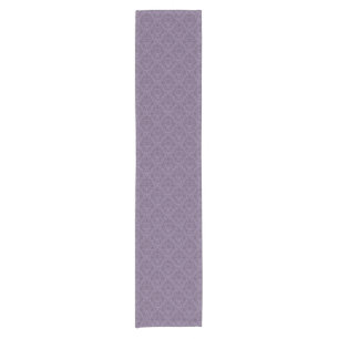 Purple floral wallpaper 2 short table runner