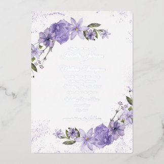 Purple Floral Wedding