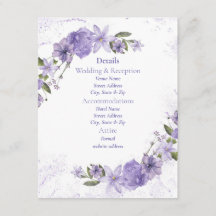 Purple Floral Wedding