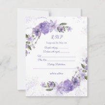 Purple Floral Wedding