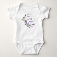 Purple Floral Wreath Sugar & Spice Nursery Rhyme