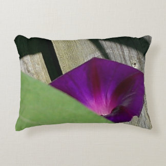 Purple Flower Accent Pillow
