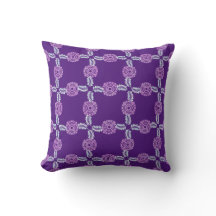 Purple Flower and Leaf Tropical Reversible