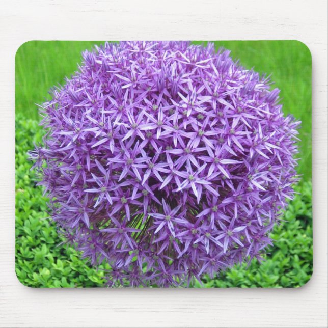 Purple Flower Ball Mouse Mat (Front)