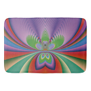 Purple Flower Bath Mat