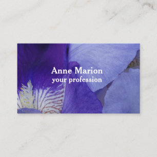 Purple Flower Business Card