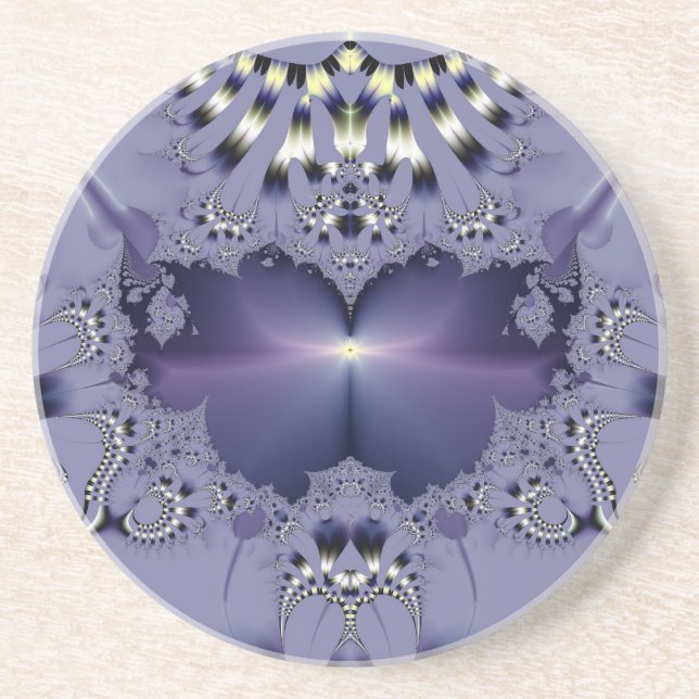 Purple Flower Coaster (Front)