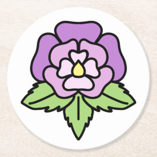 Purple Flower Coaster