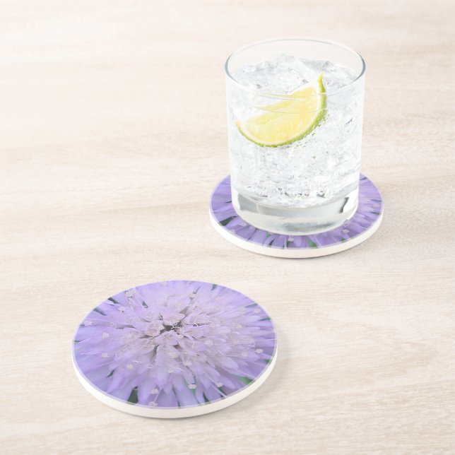 Purple flower coaster (Side)
