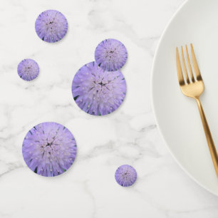 Purple flower confetti