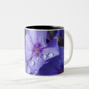 purple flower cup