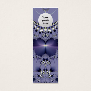 Purple Flower Custom Bookmark