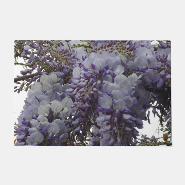 Purple Flower Door Mat (Front)