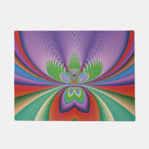 Purple Flower Doormat
