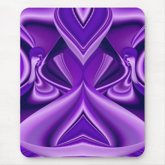 Purple Flower Dream , Abstract Fantasy Rainbow-Art Mouse Mat (Front)