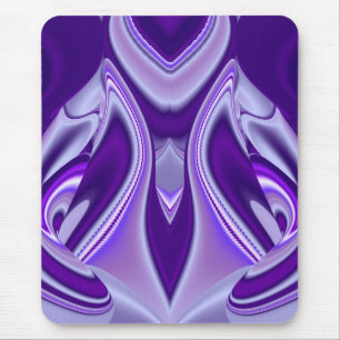 Purple Flower Dream , Abstract Fantasy Rainbow-Art Mouse Mat